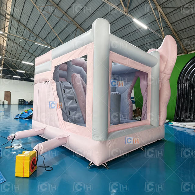 Commercial Stitch Inflatable Bouncy Castle Slide Combo | Factory Direct