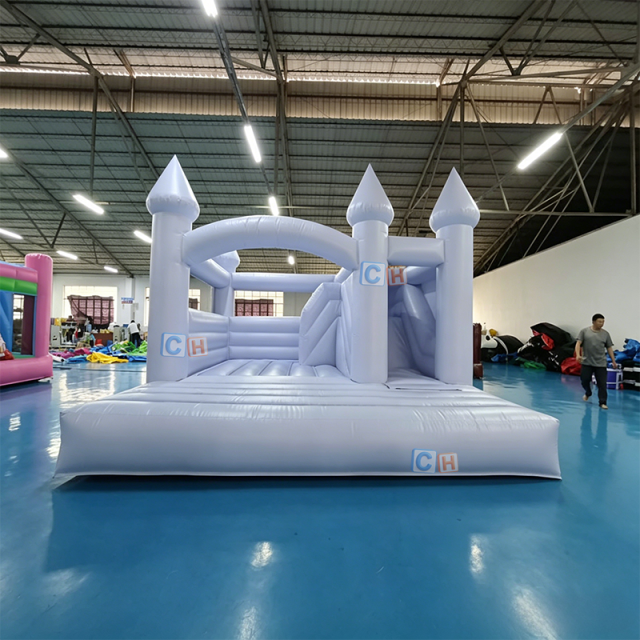 Commercial White Wedding Inflatable Bounce House | Factory Direct