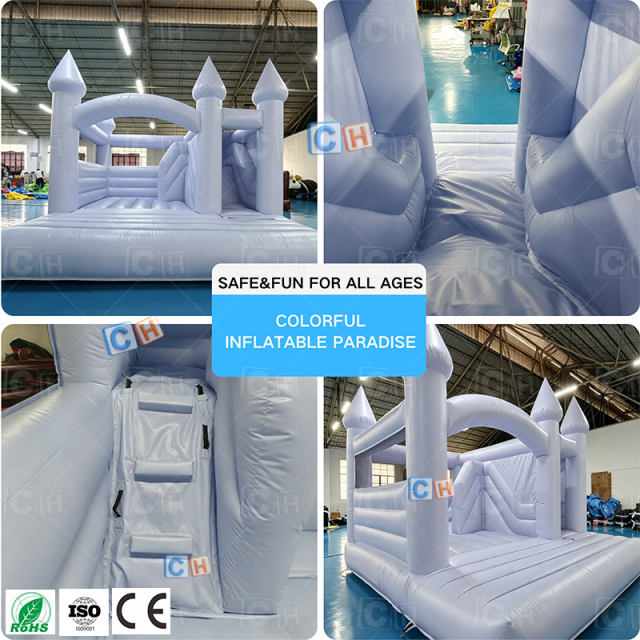 Commercial White Wedding Inflatable Bounce House | Factory Direct