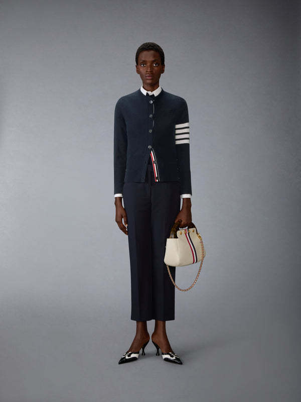 LUNAR NEW YEAR WOOL 4-BAR INTARSIA CARDIGAN