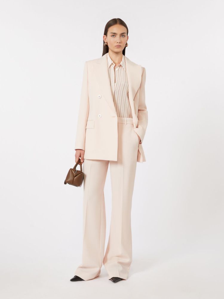 Printed crepe de chine shirt - Pink