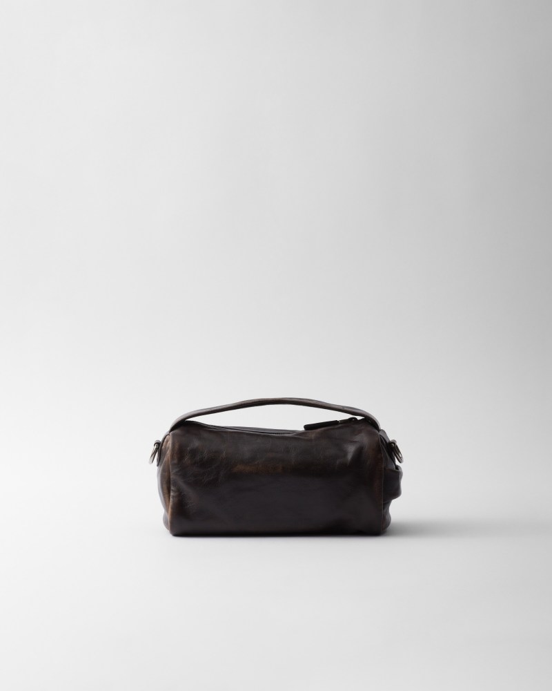 Leather shoulder bag