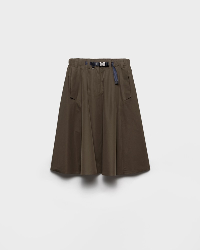 Technical fabric circle skirt