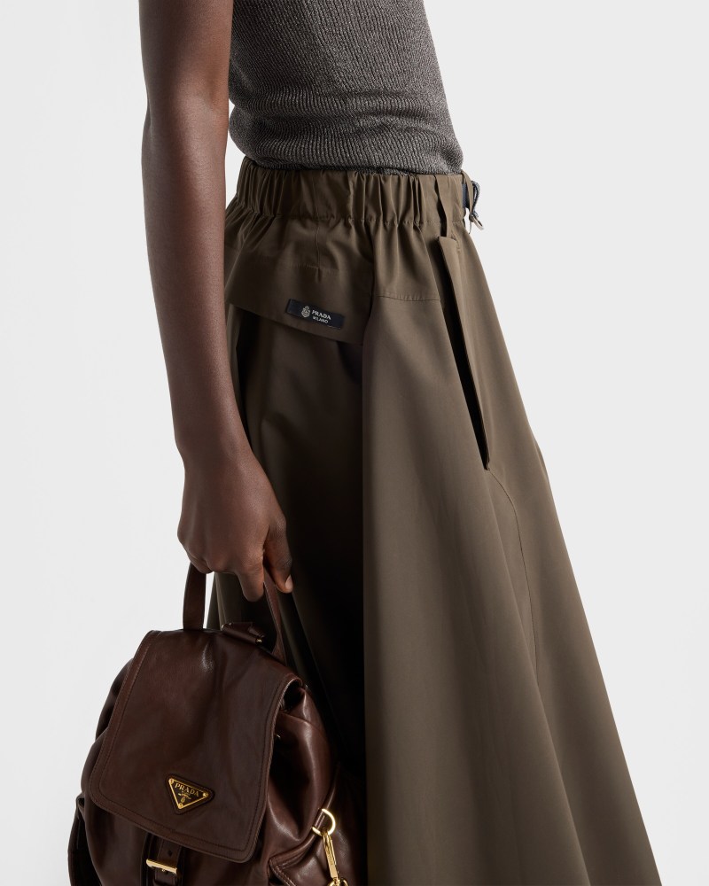 Technical fabric circle skirt