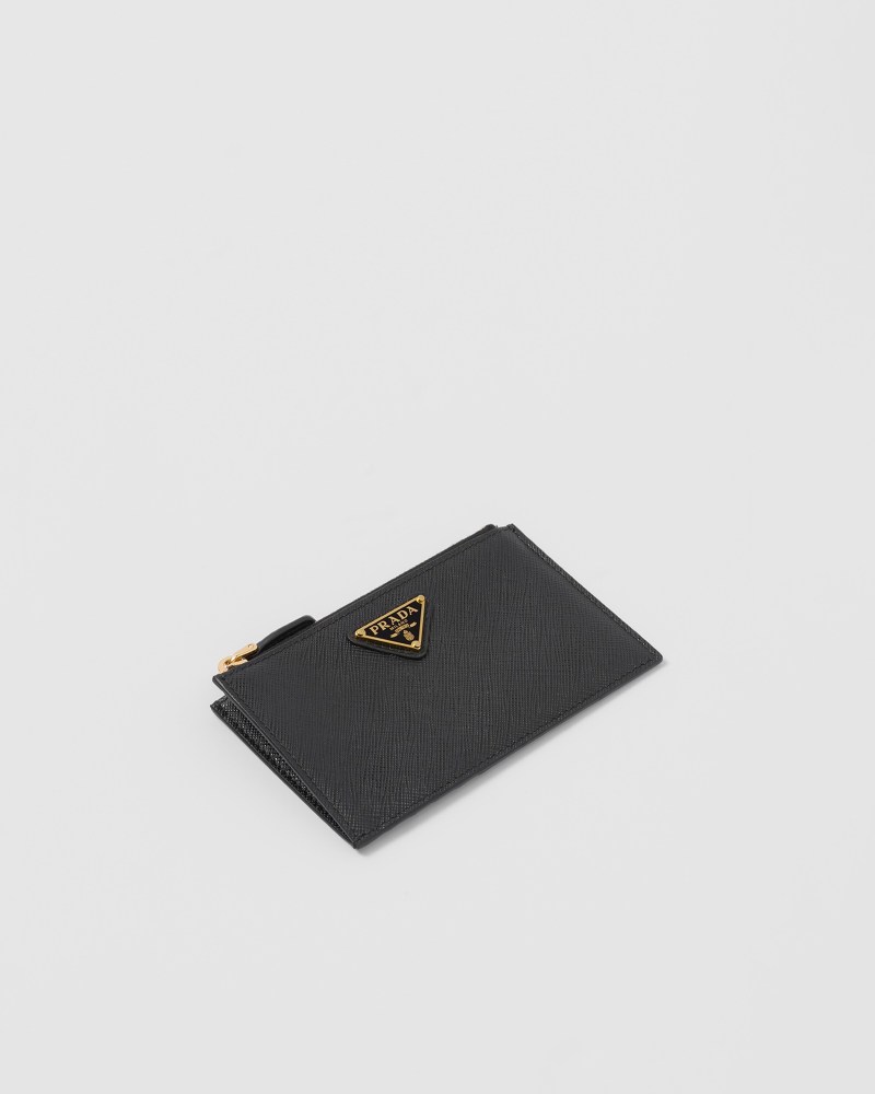 Saffiano leather card holder