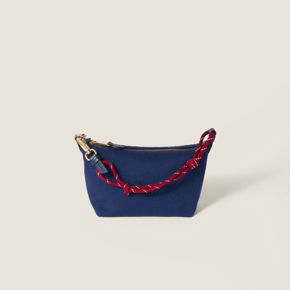Gabardine pouch