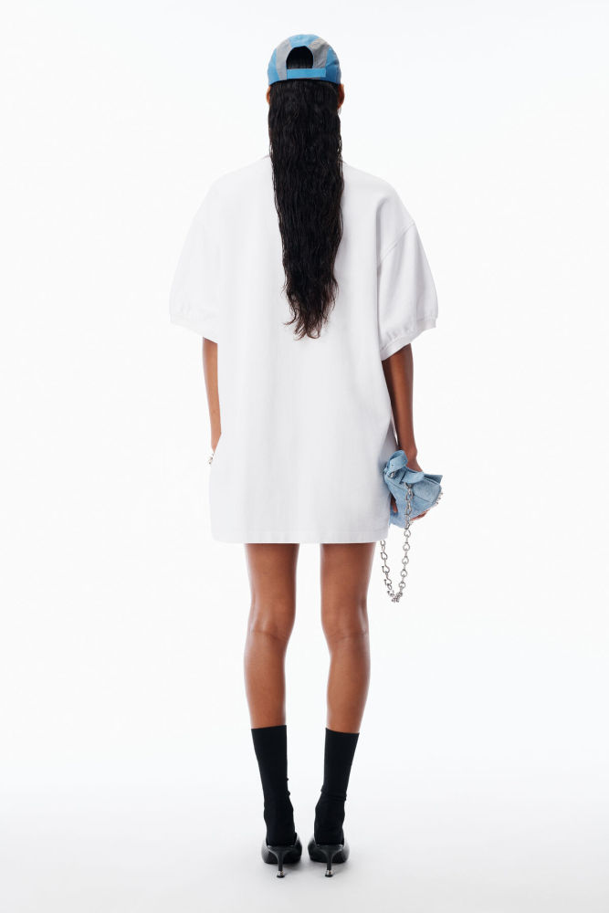 Relaxed Polo Cotton Minidress