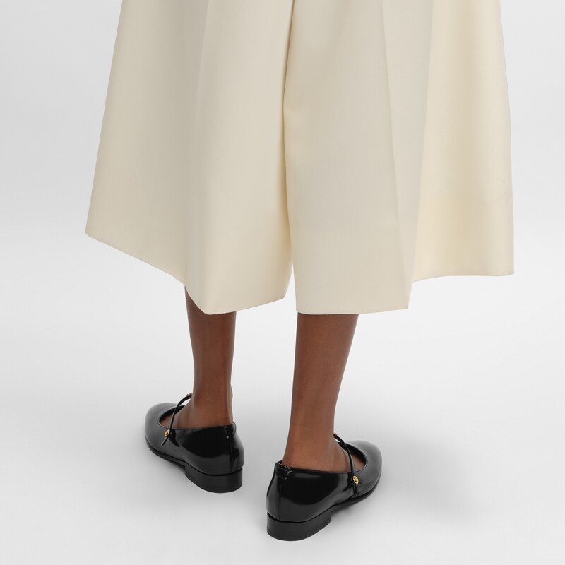 CITY BALLERINA IN GLOSSY CALFSKIN