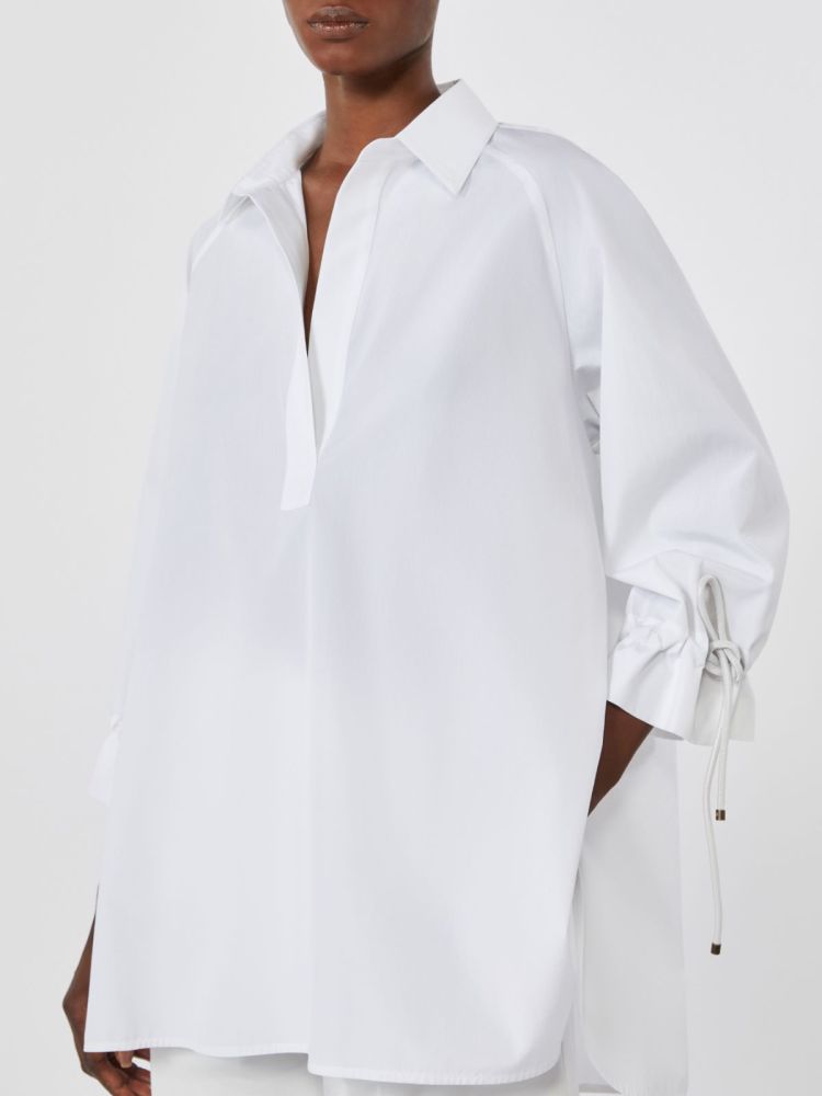 Cotton poplin blouse