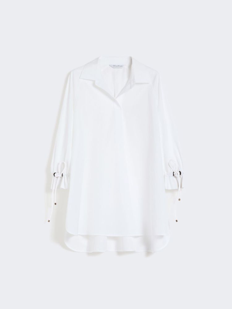 Cotton poplin blouse
