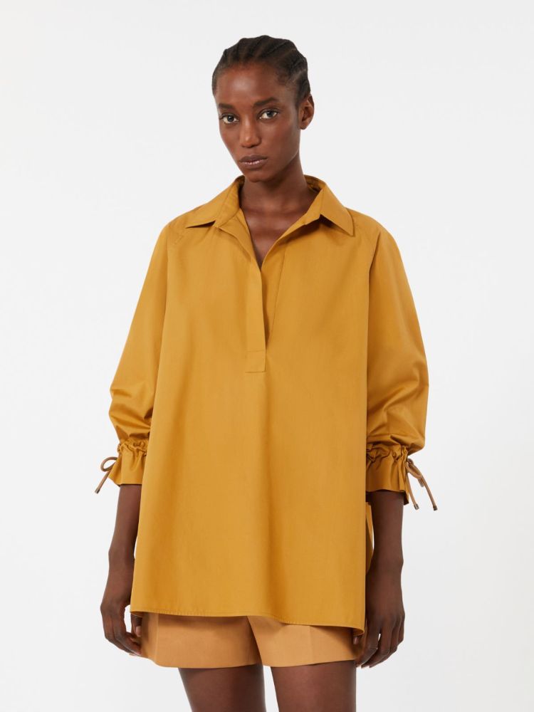 Cotton poplin blouse