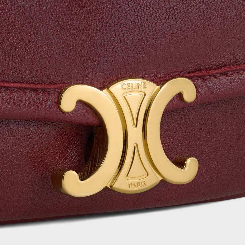 LITTLE HALFMOON SOFT TRIOMPHE IN SUPPLE SHINY LAMBSKIN