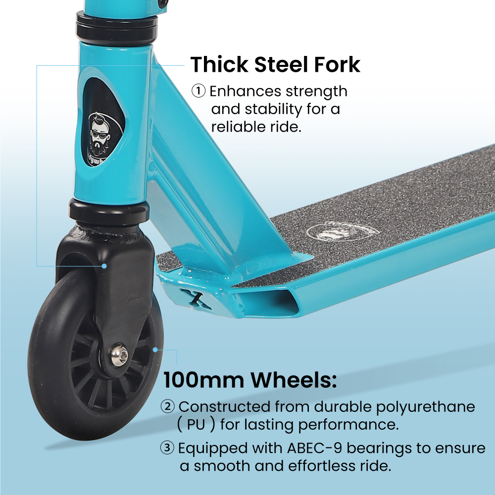 Pro Scooter for Teens & Adults – Durable Trick Scooter for Street & Skate Park