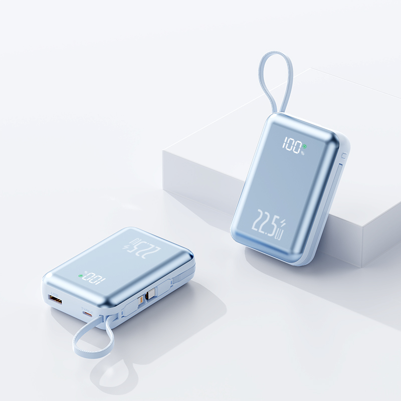 DITO 22.5W 20000 mAh Portable Power Bank with 2 Port cables