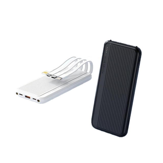 DITO 22.5W 10000 mAh fast charge power bank with 4 cables