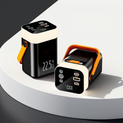 DITO 22.5W 20000/40000 mAh Camping Light Power Bank with Retractable type-C cable