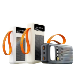 DITO 22.5W 30000/50000 mAh Camping Light Solar Power Bank with 4 cables