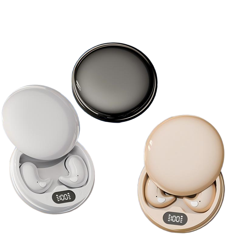 DITO Compact Portable Digital Display In-Ear Headphones with Surround Sound