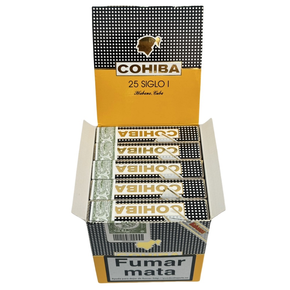 COHIBA  SIGLO I  25s 高希霸 世纪一号 纸盒 25支/盒
