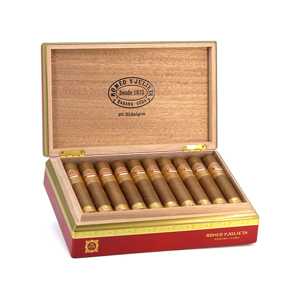 ROMEO Y JULIETA Cigar | Linea Oro Hidalgos 羅密歐．朱麗葉黃金系列紳士 20支/盒（香港自提）