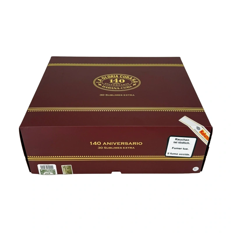 La Gloria Cubana Sublimes Extra 140th Aniversario 30s 古巴荣耀崇高140周年纪念 30支/盒（香港自提）