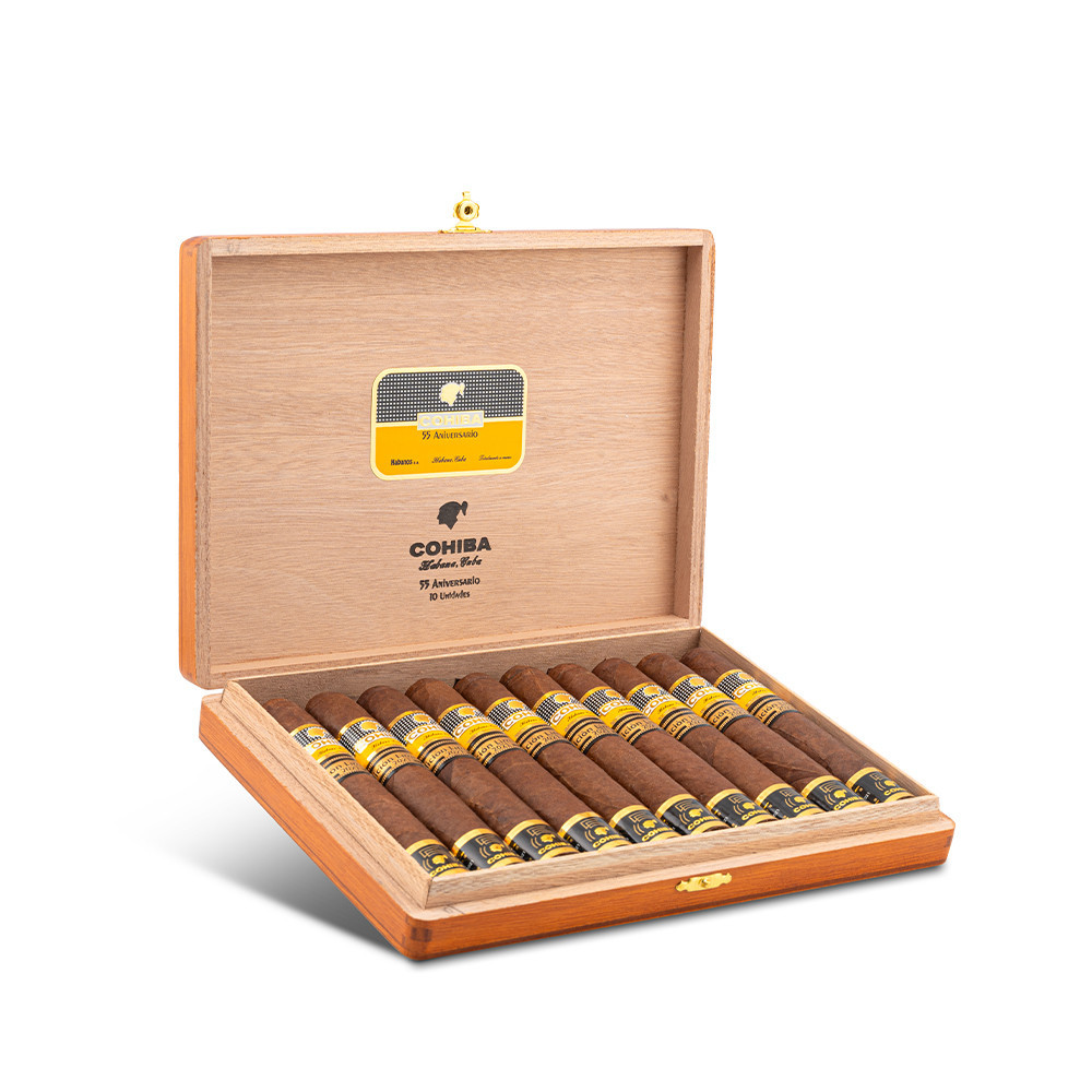 COHIBA 55 ANIVERSARIO 2021 LIMITED EDITION 10s 高希霸 55周年 2021限量版 10支/盒（香港自提）