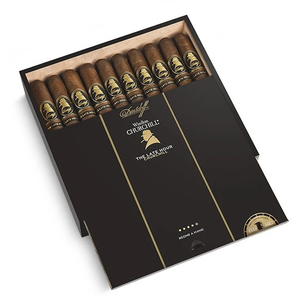 DAVIDOFF WINSTON CHURCHILLTHE LATE HOUR CHURCHILL 20S 大卫杜夫 温斯顿 至暗时刻 丘吉尔 20支/盒（香港自提）