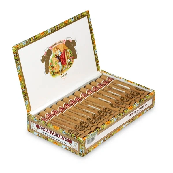 ROMEO Y JULIETA CORONITAS EN CEDRO 25s 罗密欧与朱丽叶 雪松小皇冠 25支/盒（澳门自提）