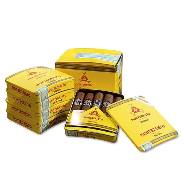 MONTECRISTOS MEDIA CORONA 25s 蒙特 半皇冠纸盒 5支×5盒 25支/盒 (澳门自提)