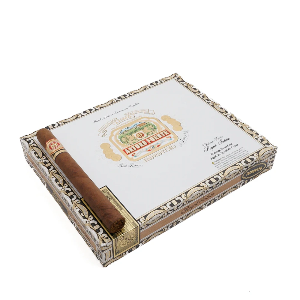 Arturo Fuente Chateau Royal Salute 阿图罗富恩特皇家礼炮自然茄衣 10支/盒（澳门自提）