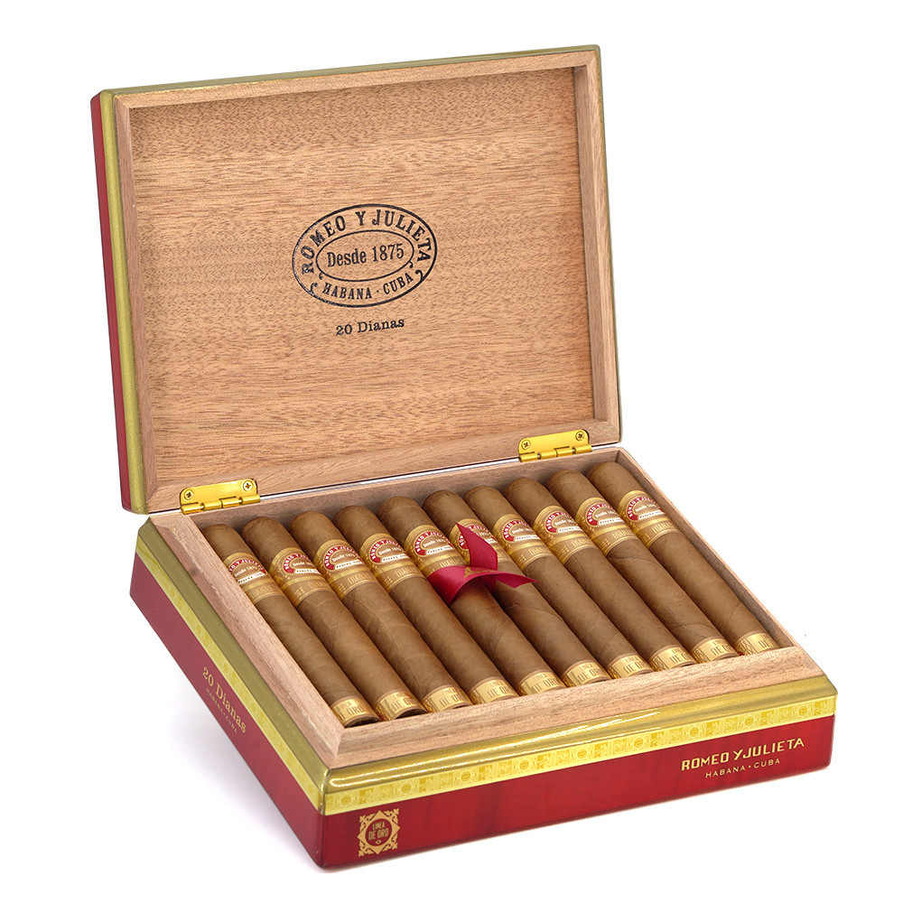 ROMEO Y JULIETA Linea Oro Dianas 20s 罗密欧朱丽叶 金线戴安娜 20支/盒（澳门自提）
