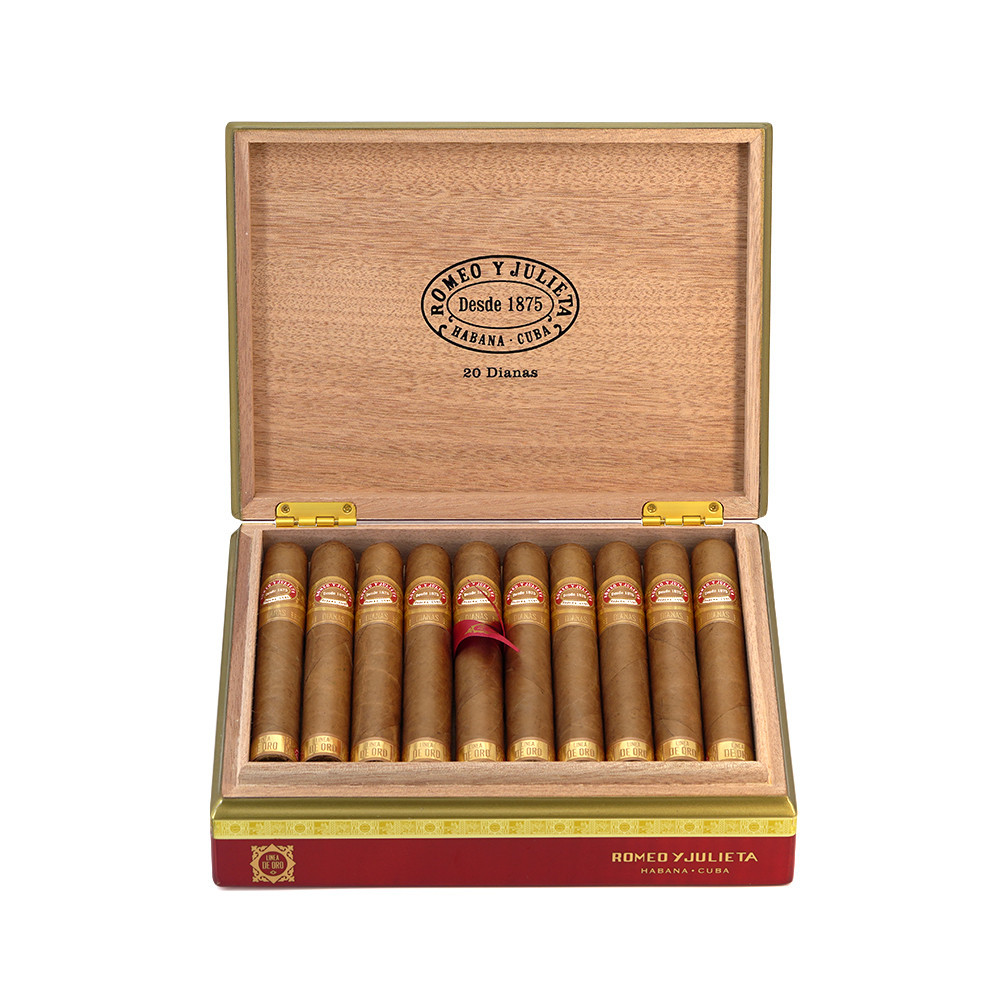 ROMEO Y JULIETA Linea Oro Dianas 20s 罗密欧朱丽叶 金线戴安娜 20支/盒（澳门自提）
