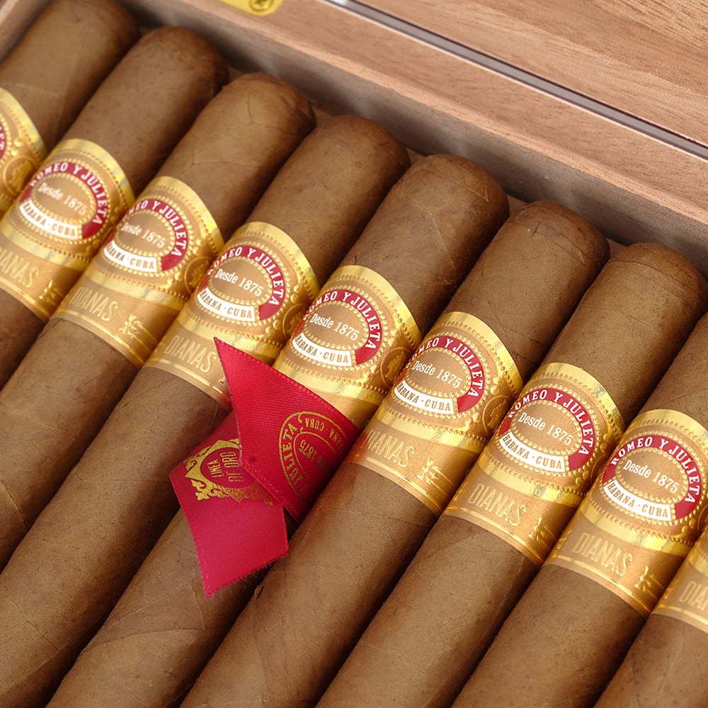 ROMEO Y JULIETA Linea Oro Dianas 20s 罗密欧朱丽叶 金线戴安娜 20支/盒（澳门自提）
