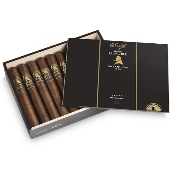 DAVIDOFF WINSTON CHURCHILL THE LATE HOUR TORO 20S 大卫杜夫 温斯顿丘吉尔 至暗时刻 托罗（公牛） 20支/盒
