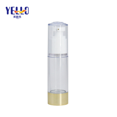 Transparent Airless Pump Bottles 35ml For Serum Or Foundation