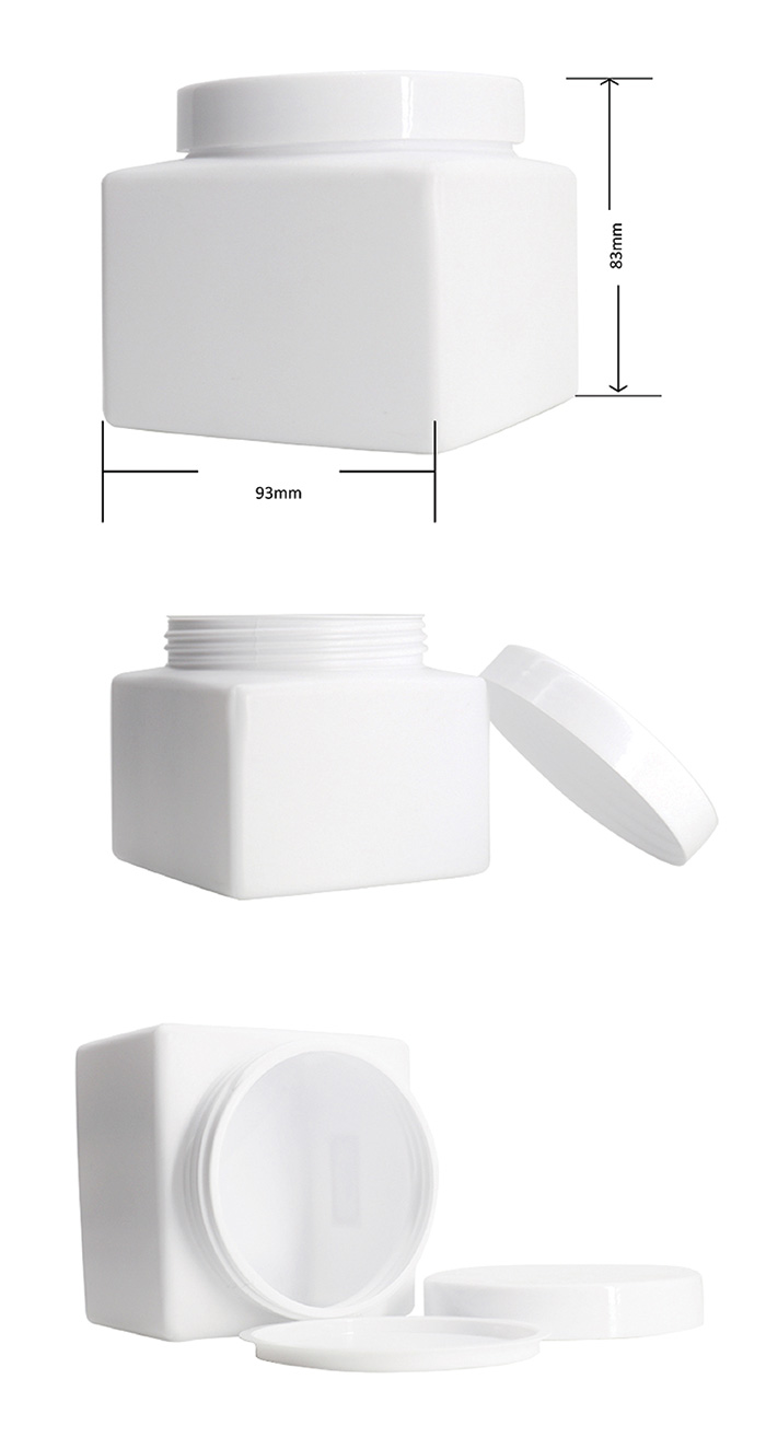 500ml Square Cream Jar 