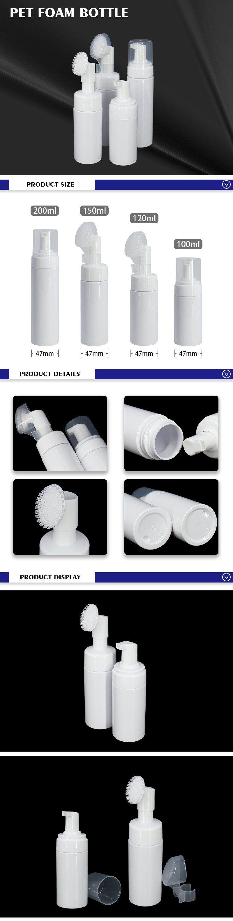 Empty Foaming Pump Bottle