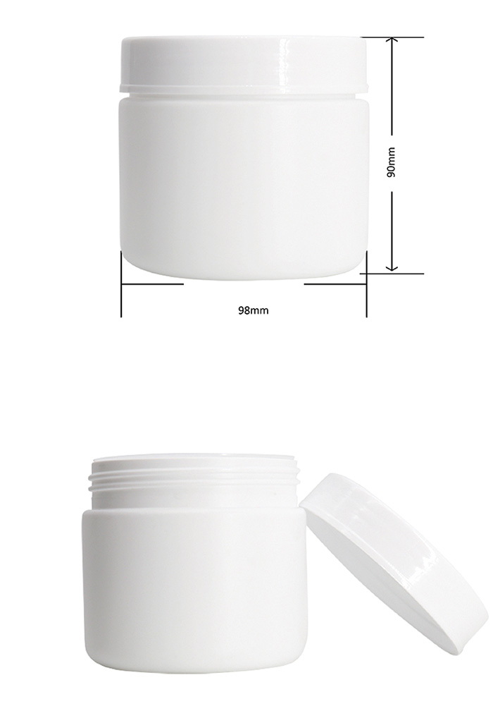 500ml HDPE Wide Mouth Plastic Jars