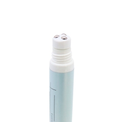 20g Plastic Cosmetic Tubes Metal Roll On Ball For Eye Cream Hot Stamping