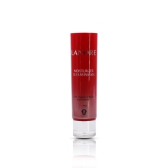 Biodegradable Oval Face Wash Cream Packaging Tubes PE Material Durable
