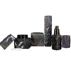 45ml 75ml Skincare Square Empty Lotion Bottle With Pump Custom Color