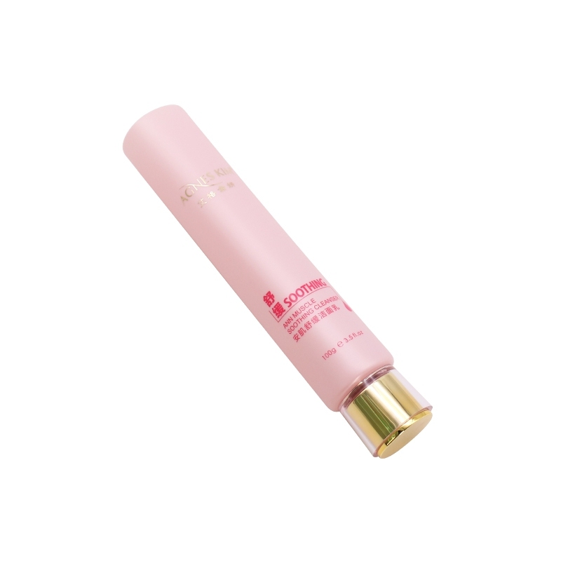 Luxury Plastic Cosmetic Tubes For Face Cream Acrylic Screw Cap / Squeeze Tubes For Lotion