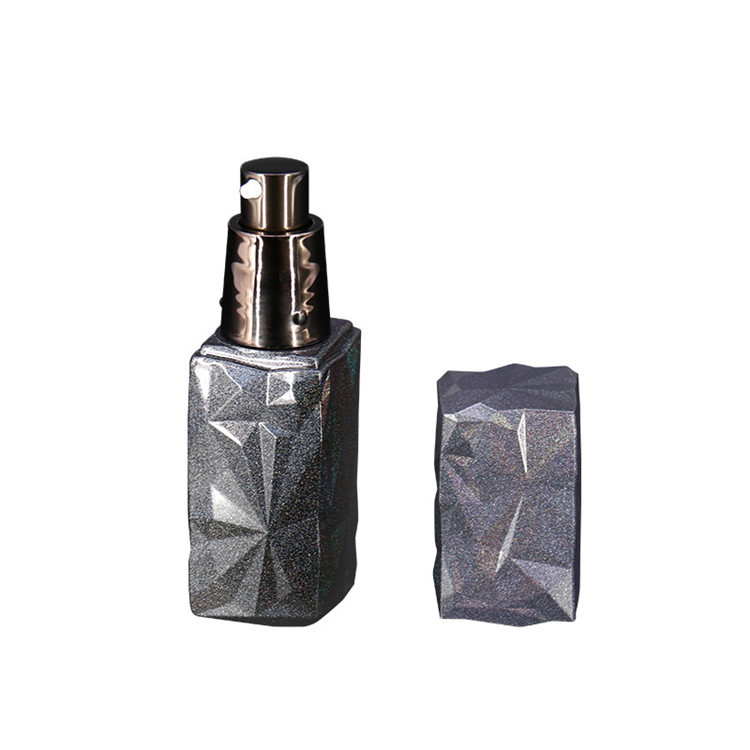 45ml 75ml Skincare Square Empty Lotion Bottle With Pump Custom Color