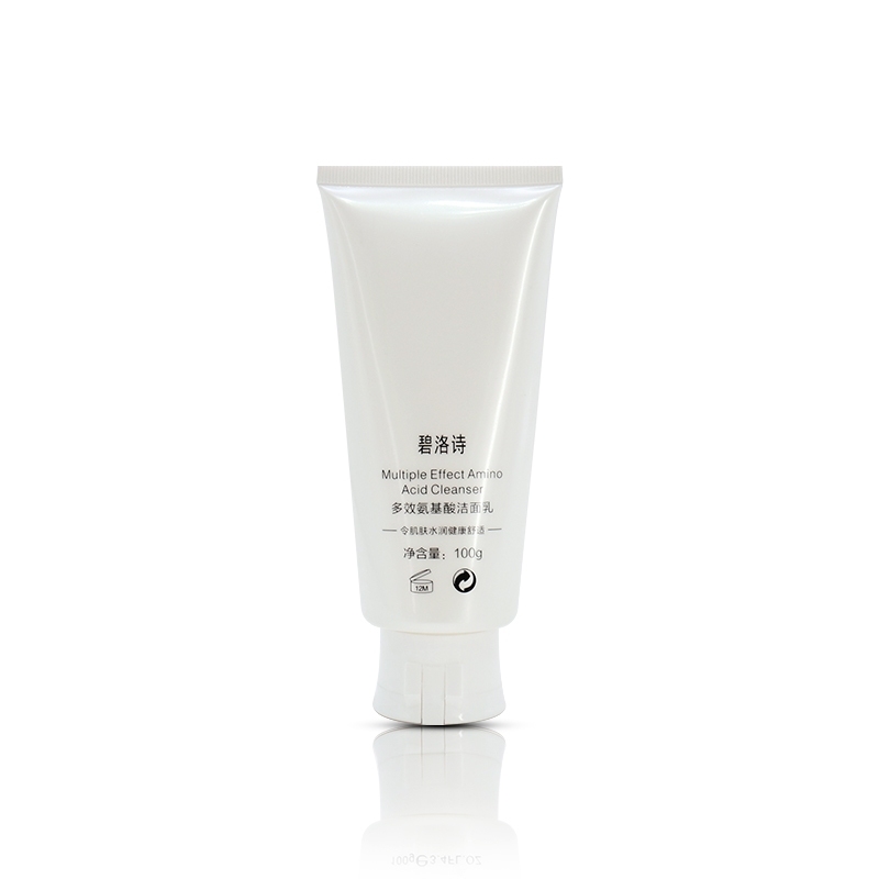 LDPE Refillable White Empty Lotion Tubes , Cosmetic Packaging Tube For Cream