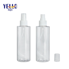 Round Plastic Hand Sanitizer Spray Bottle 150ml 200ml 250ml With Flat Shoulder