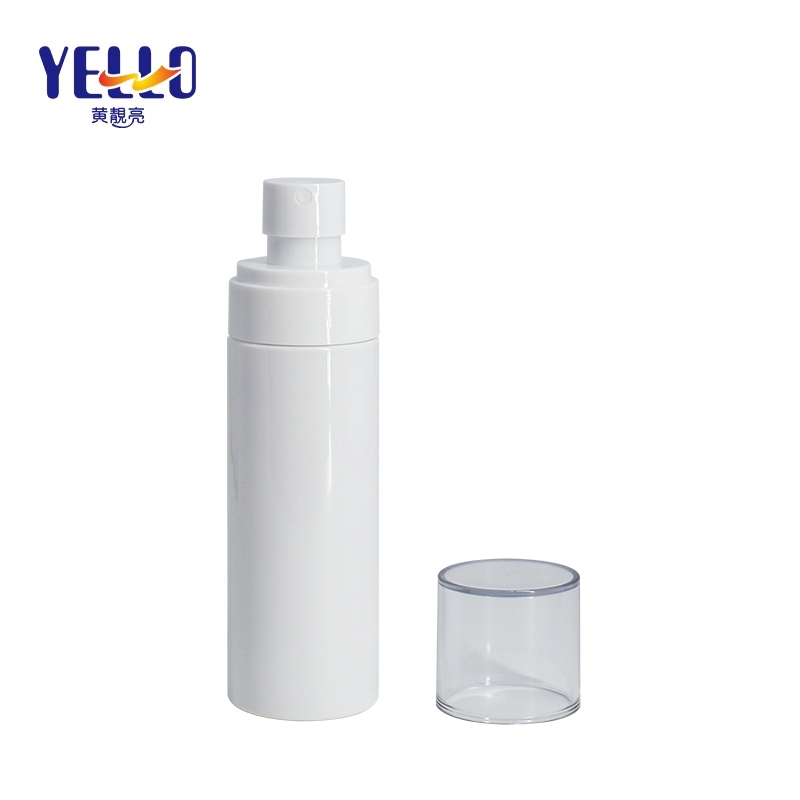 PET Material Cosmetic Spray Bottle With Pump Cap Customized Color