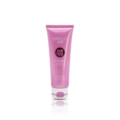 Pink Color Plastic Cosmetic Tubes 120g , Hand Cream Tube With Flip Cap