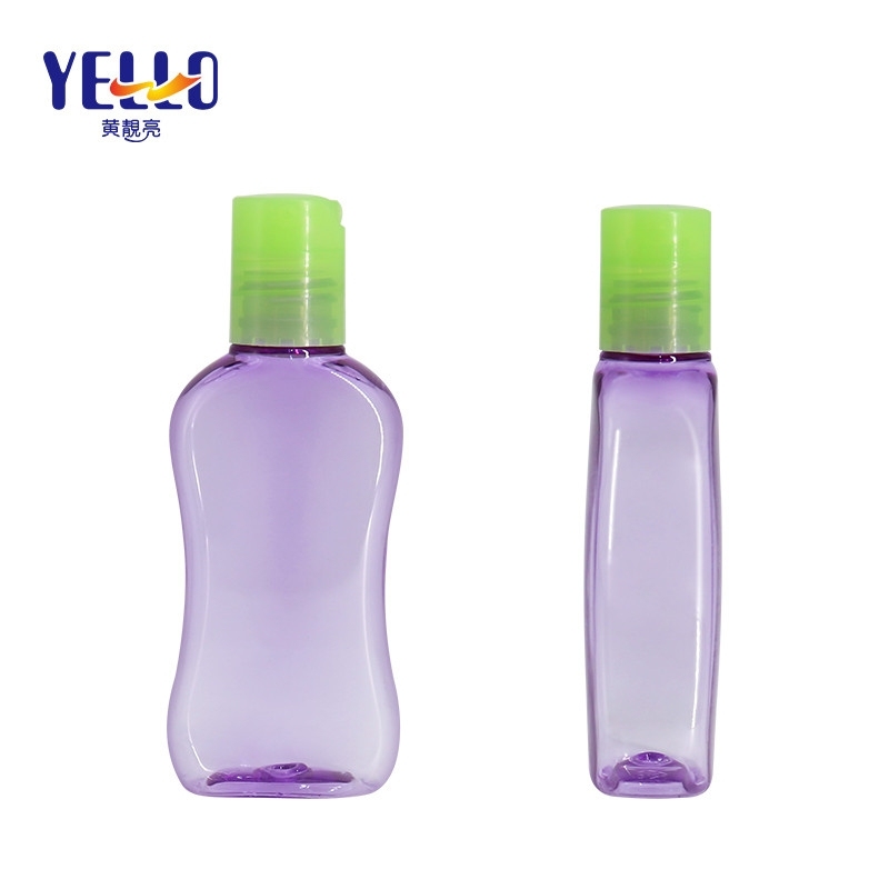 Clear Hand Sanitizer Bottles 80ml 120ml With Spray Pump Or Flip Cap