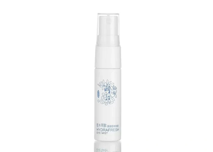 Portable PETG Plastic Water Spray Bottle Mini Travel Size White Color