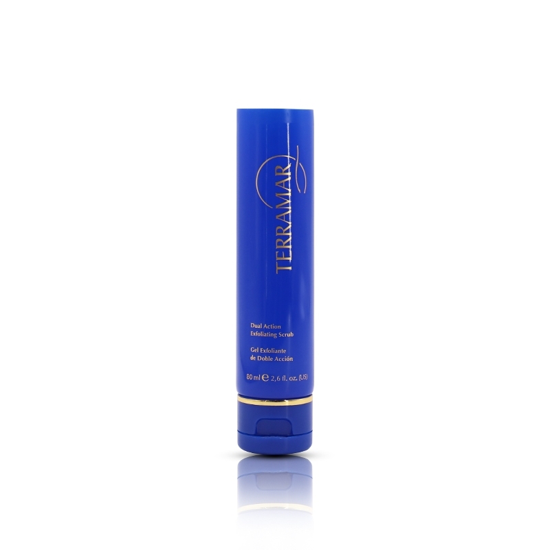 Oval Plastic Cosmetic Tubes For Face Cleanser Silk Printing Blue Color
